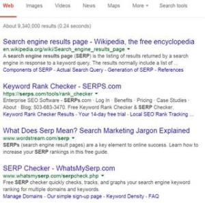 SERP Result